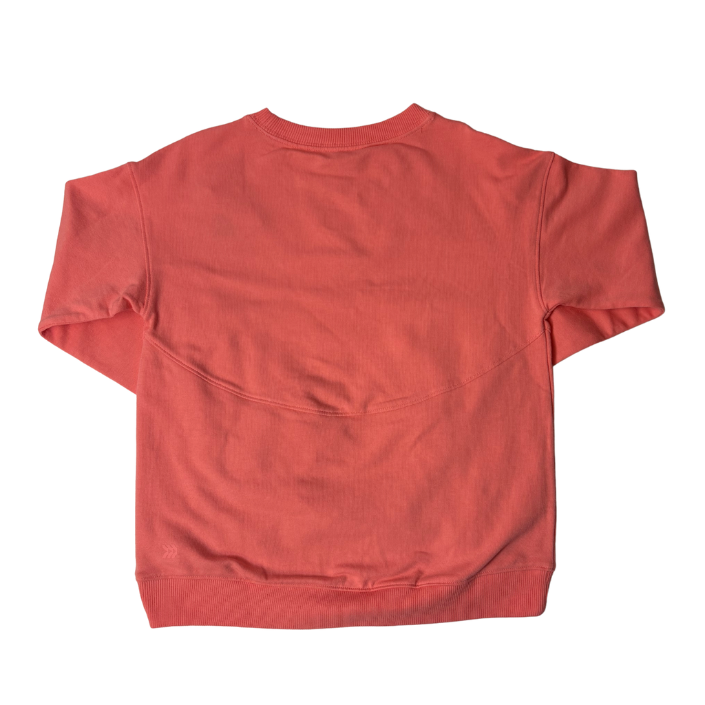 Girls Blush Hidden Pocket Crew Neck Sweater - S (6/6X)