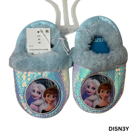 Girls’ Frozen Slippers Size M (7/8)