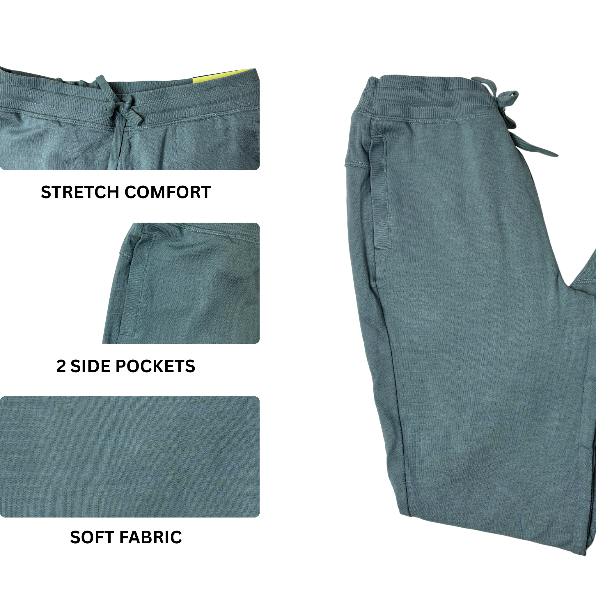 Girls’ Green Soft Jogger Pants – Size L (10/12)