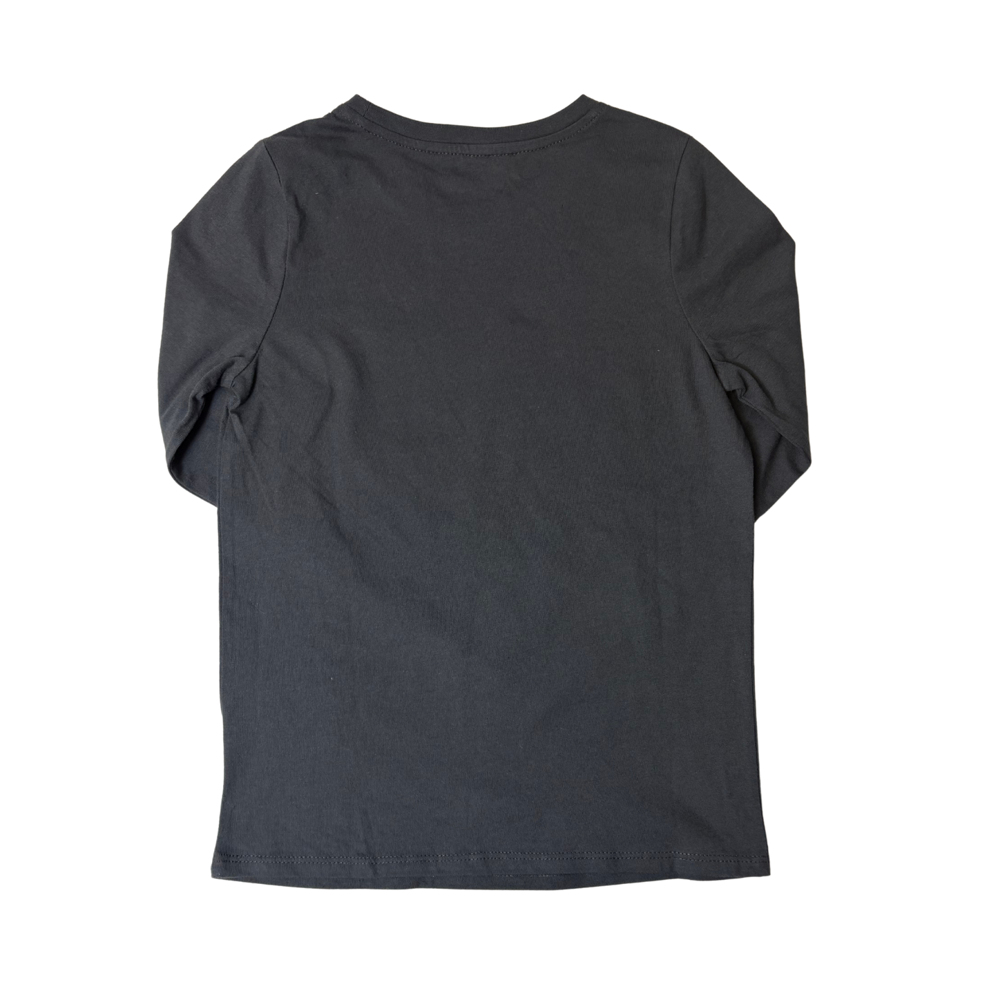 Girls Grey Heart and Star Long Sleeve T-Shirt