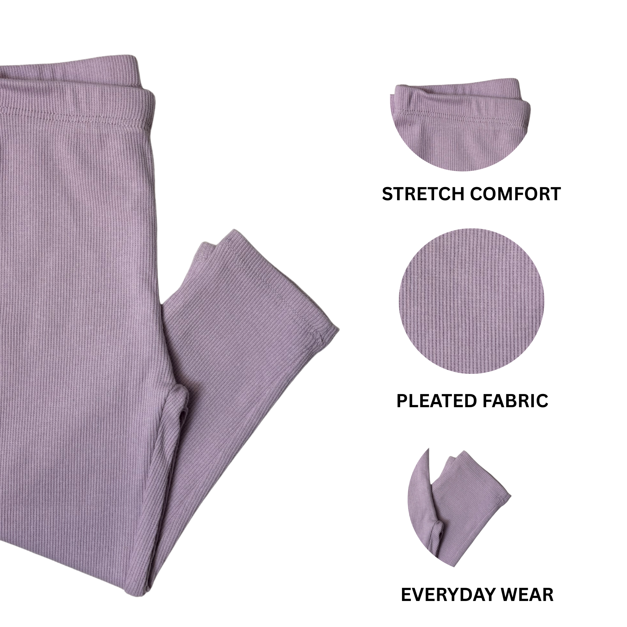 Girls Light Purple Mini Tights - 3T