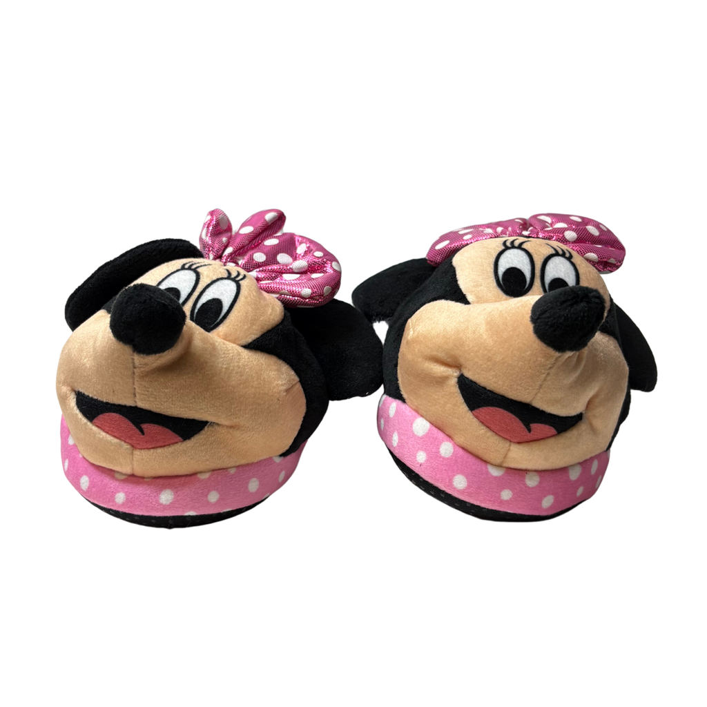 Girls’ Minnie Mouse Slippers Size L (9/10)