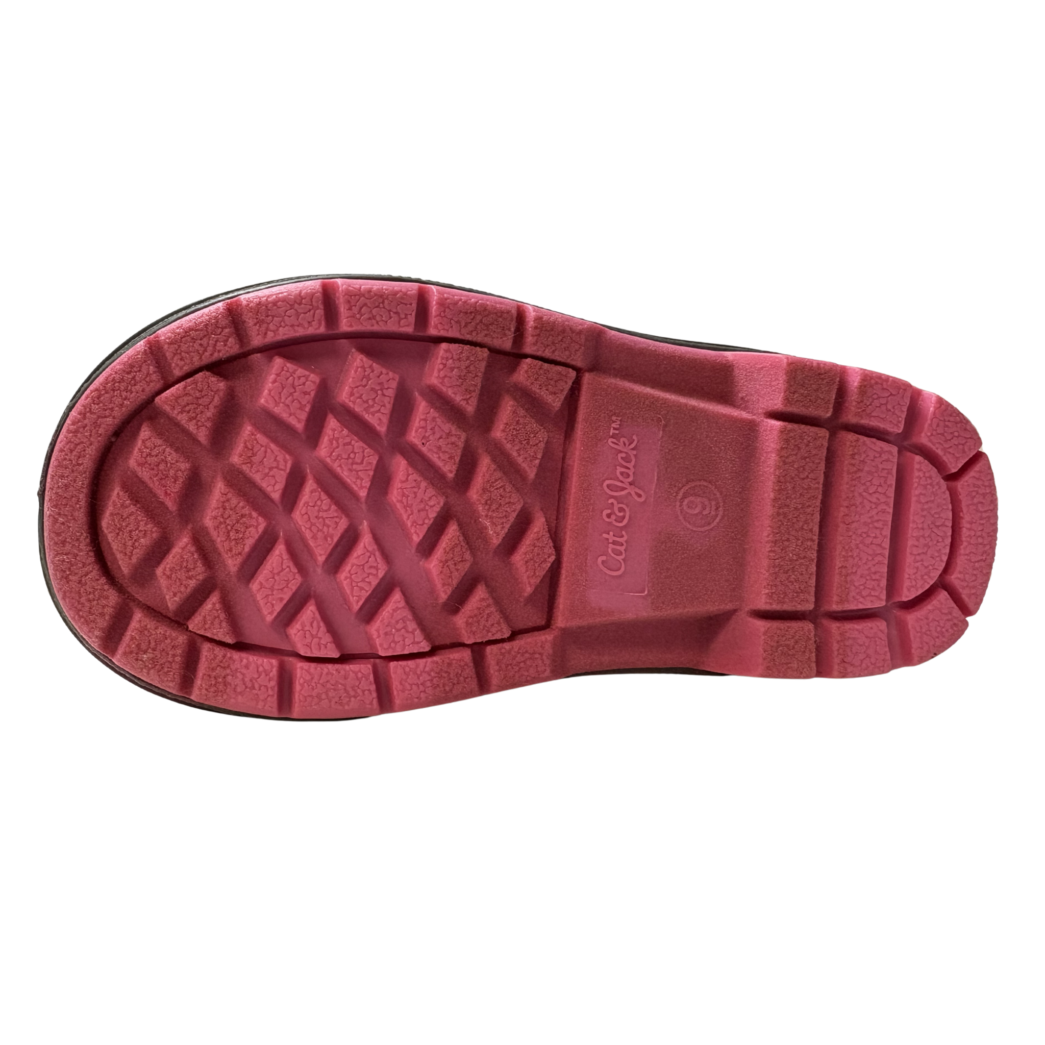 Girls Pink and Black Denver Winter Boots