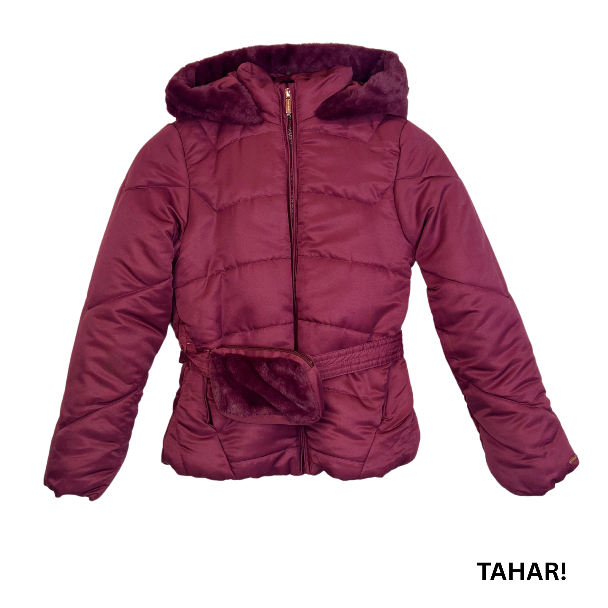 Girls Puffer Jacket Water-Repellent - Size 12