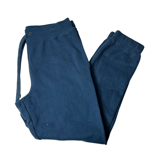 Men’s Blue Joggers – Ultra-Soft Fleece Sweatpants – Size M