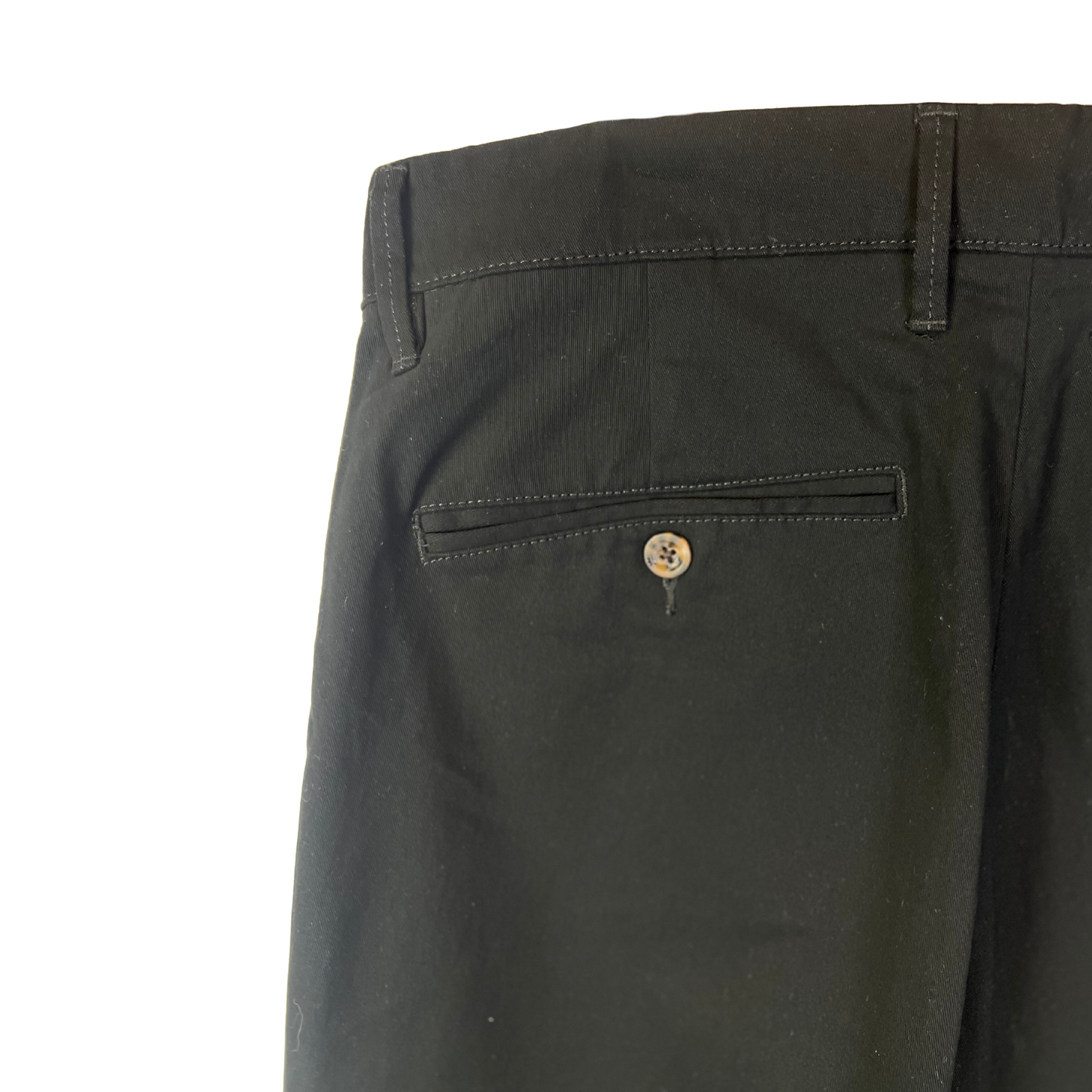 Men's Slim Chino Pants - Black, 32W x 32L, Stretch Comfort Fit