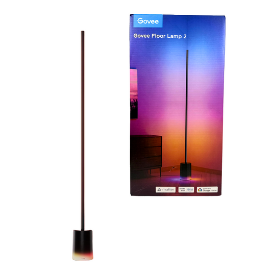RGBIC LED Floor Lamp 2 w/ Alexa, 1725lm, Music Sync, 80+ Scenes