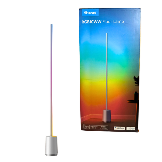 RGBIC Smart Floor Lamp with Music Sync & Voice Control