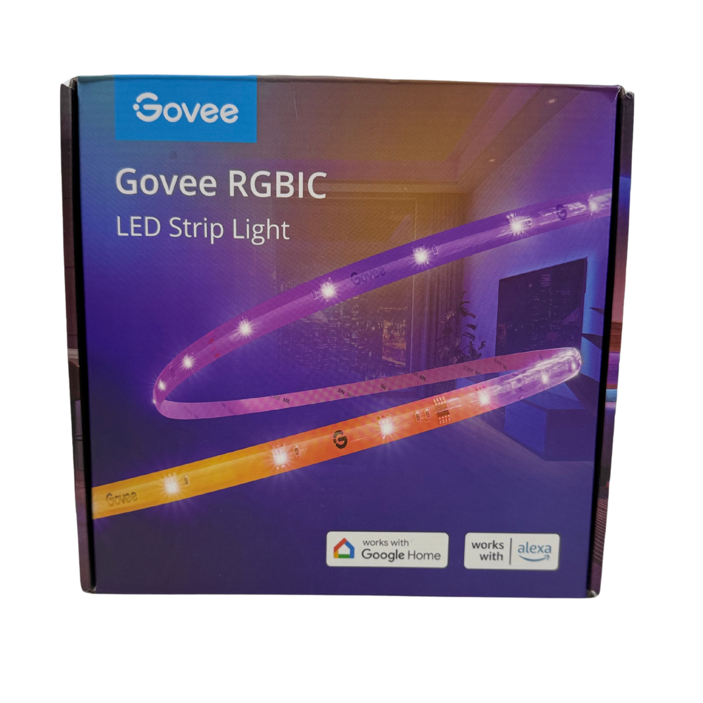 RGBIC LED Strip Lights 16.4ft/5m, Smart Color Changing LED Lights, Works with Alexa & Google, Music Sync, App & WiFi Control