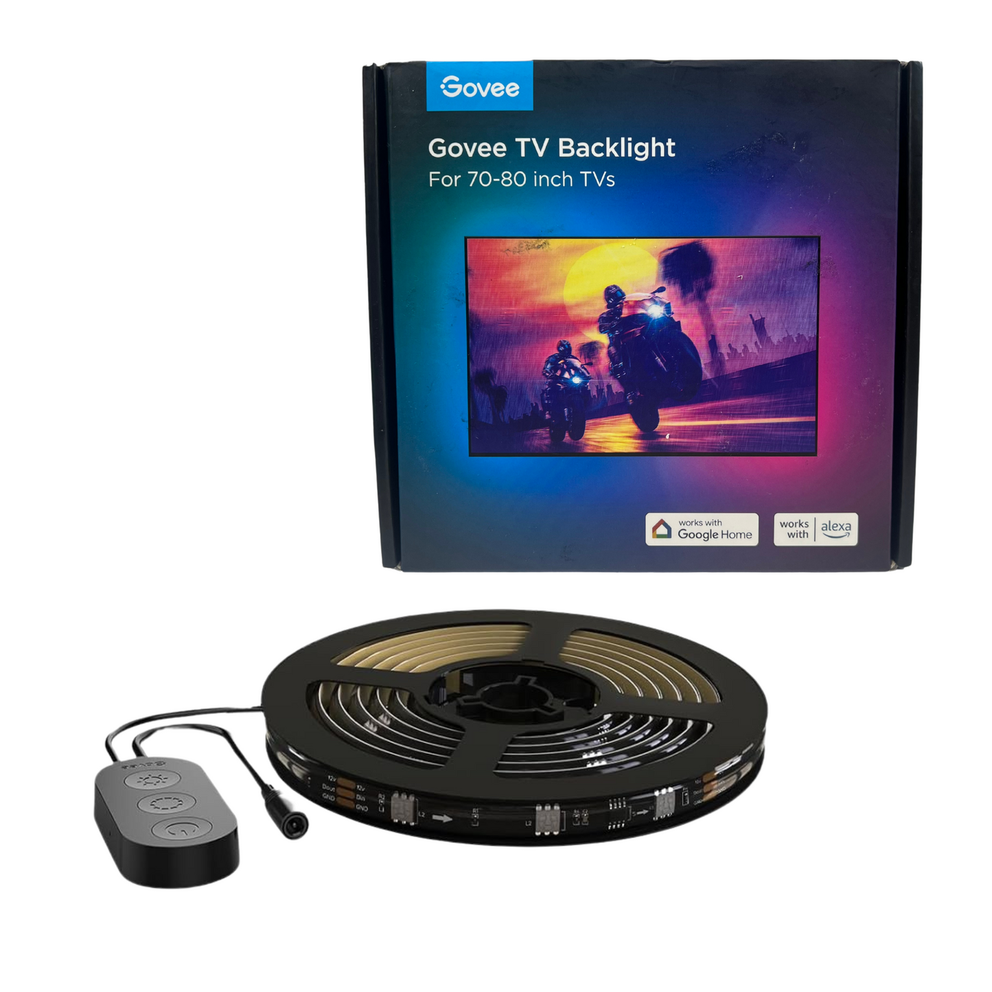 Govee TV LED Backlight for 70-80 Inch TVs - Smart RGBIC Strip