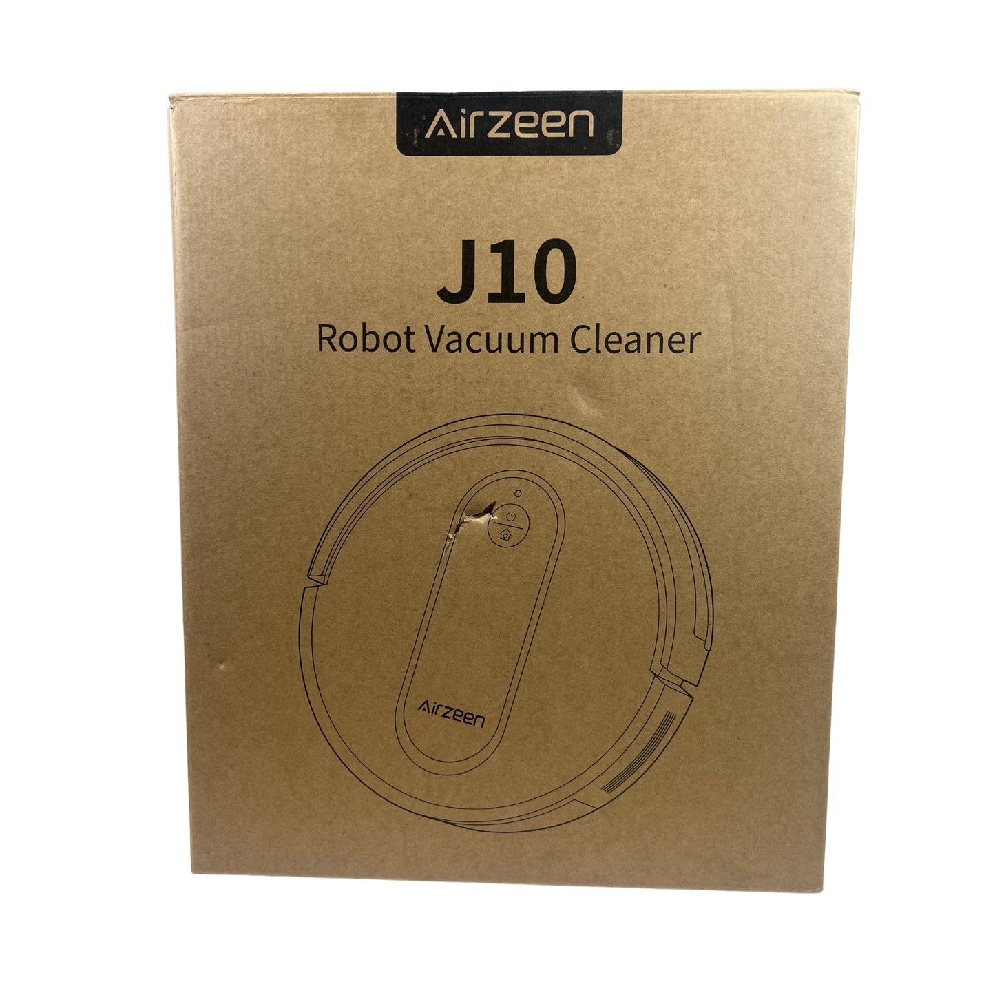 Airzeen J10 Robot Vacuum and Mop - 3-in-1 Cleaning for Pet Hair, Carpets, Hard Floors