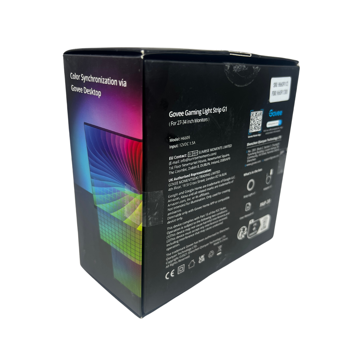 Govee TV LED Backlight for 70-80 Inch TVs - Smart RGBIC Strip