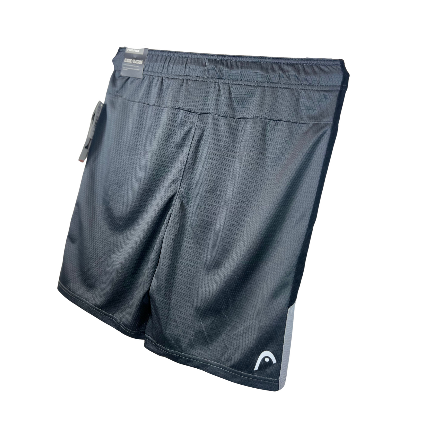 Men's Active Shorts, Size S, Grey and Black