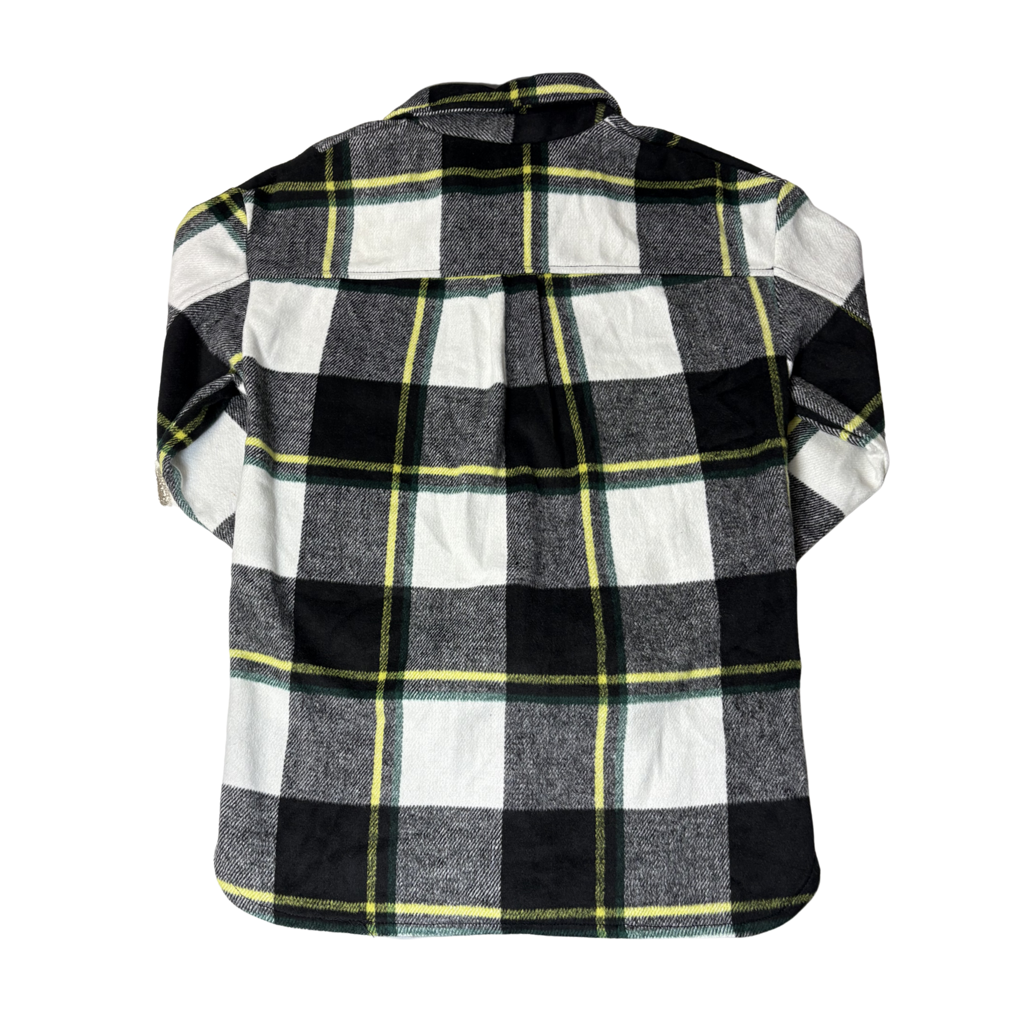 Kids Checked Cotton Flannel Shacket – Size 14Y+