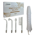 Portable High-Frequency Facial Wand with 4 Blue Glass Tubes