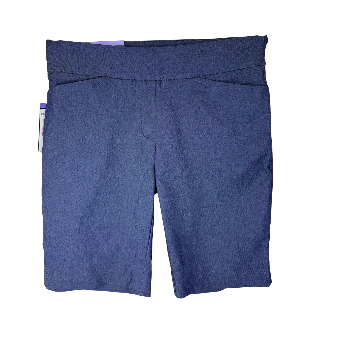 Women’s Navy Blue Shorts with Tummy Control – Size 4