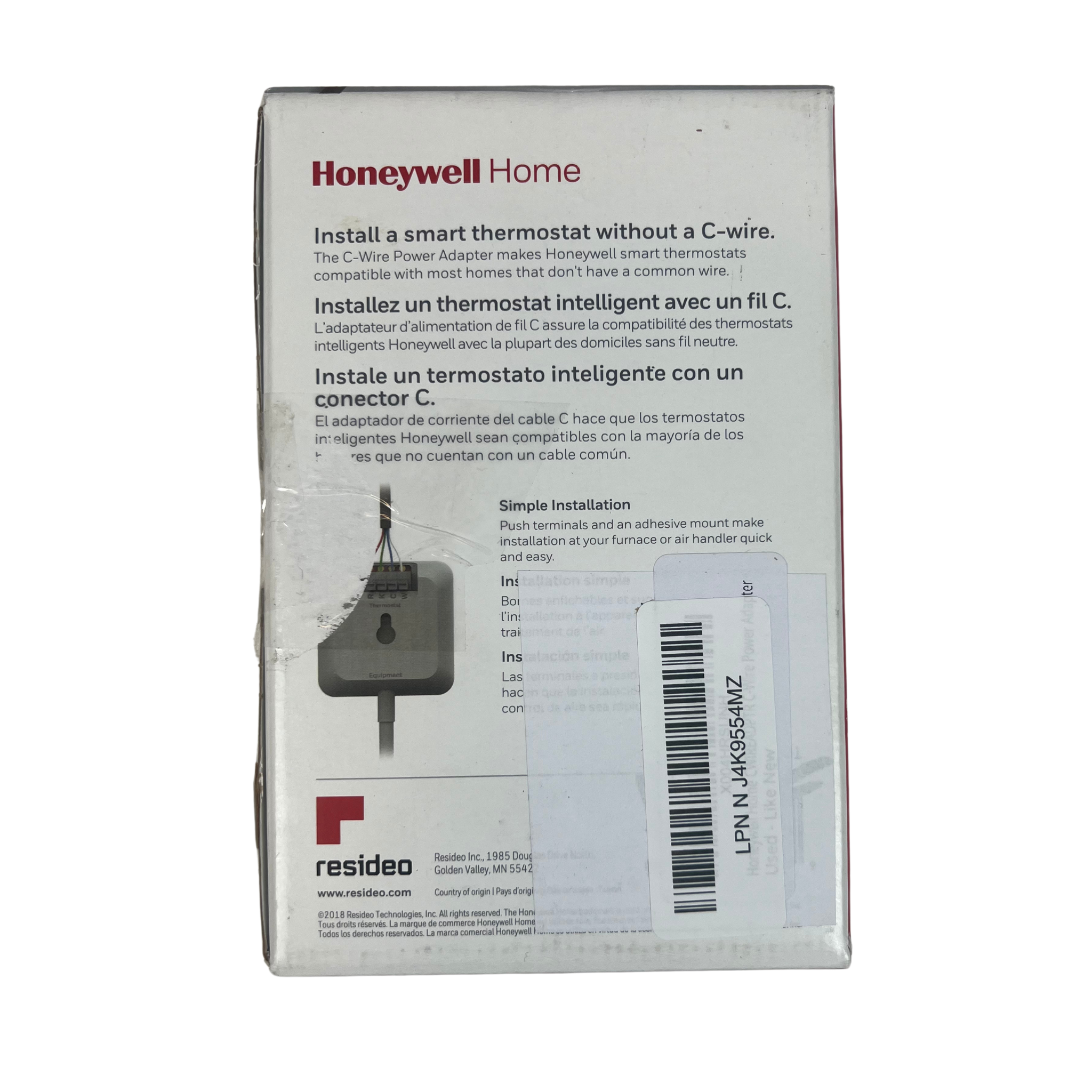 Home CWIREADPTR C-Wire Adapter – Power Your Smart Thermostat