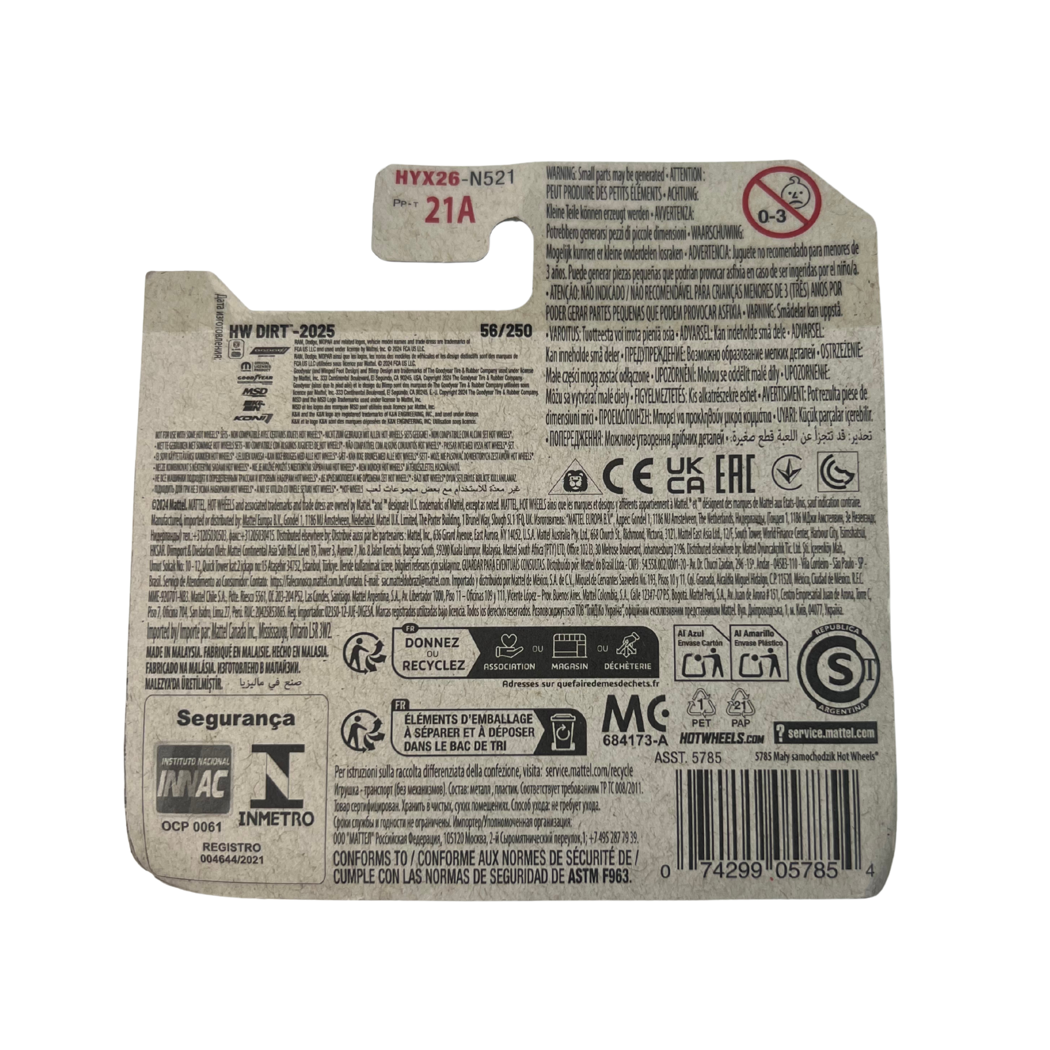 Die-Cast ’70 Dodge Power Wagon – HW Dirt Series 56/250