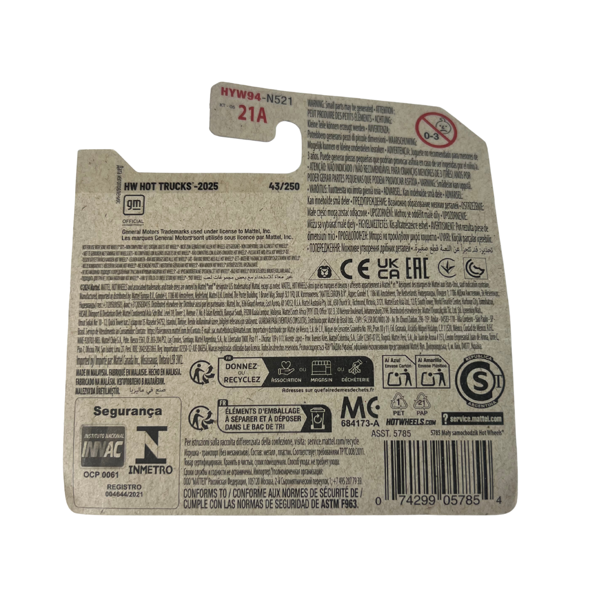 HW Hot Trucks ’80 El Camino Die-Cast Car 43/250 (4/10)