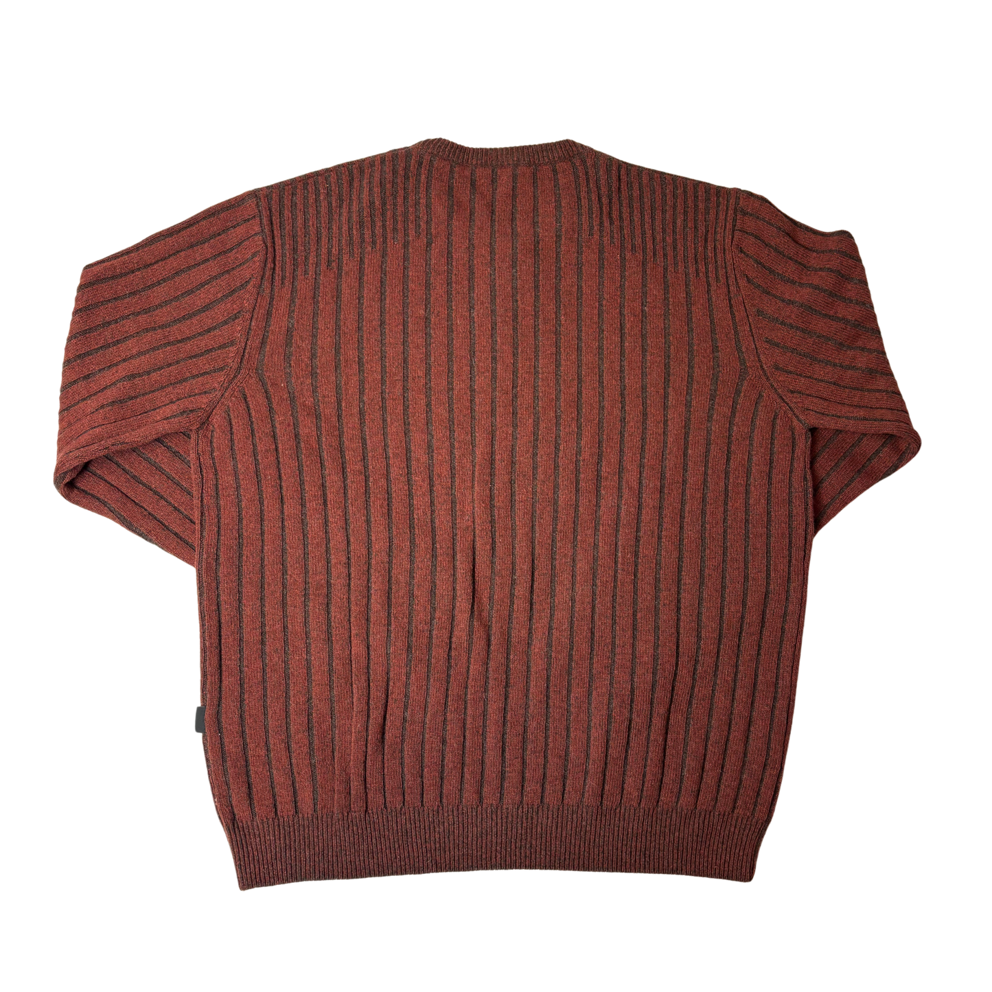 Men’s Dark Red Wool Blend Sweater Size XXL