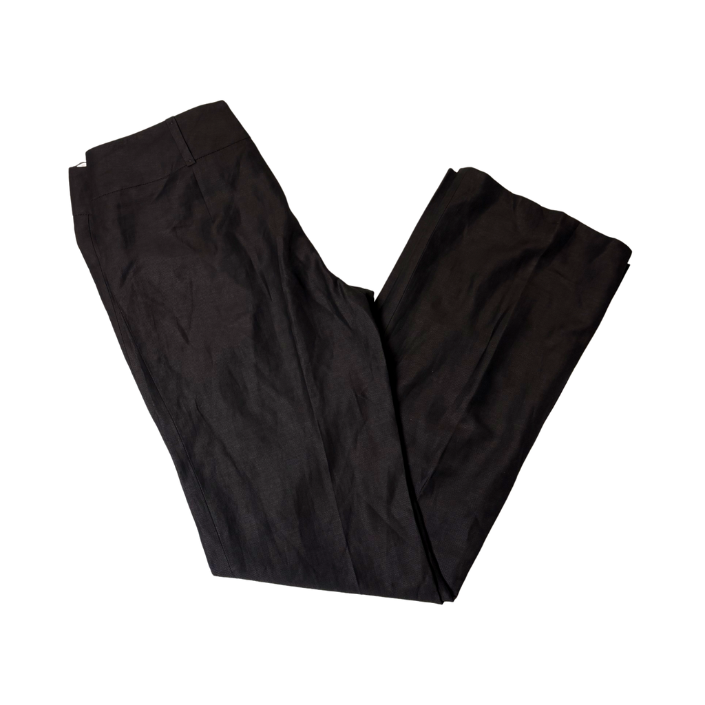 Women’s Brown Pants – Size 6 – Wool Linen Blend