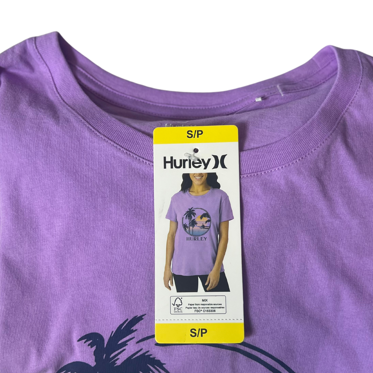 Women's Purple T-Shirt - 100% Cotton