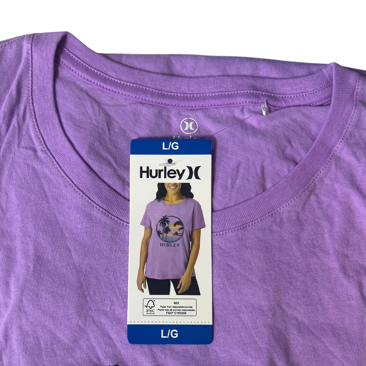 Women's Purple T-Shirt - 100% Cotton