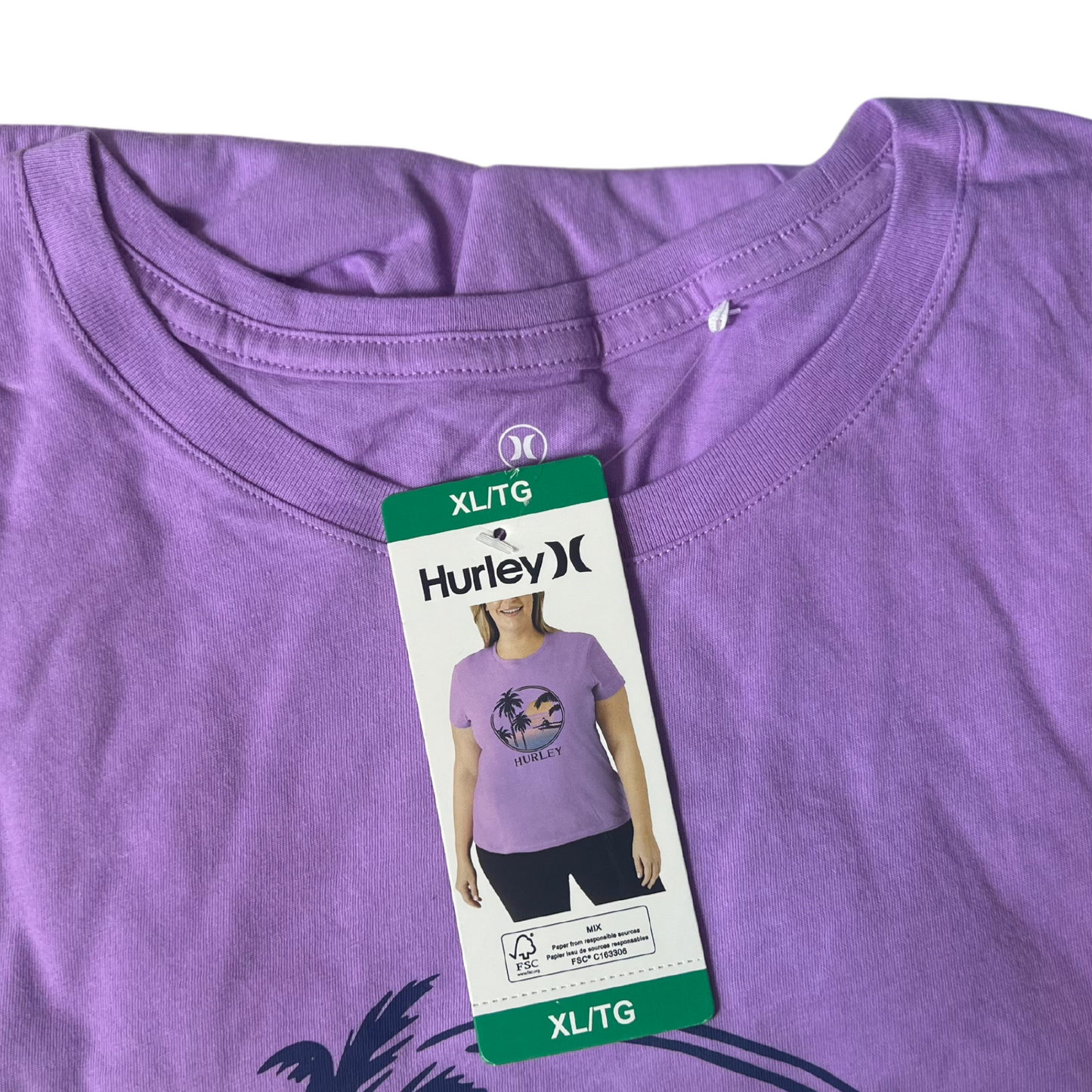 Women's Purple T-Shirt - 100% Cotton