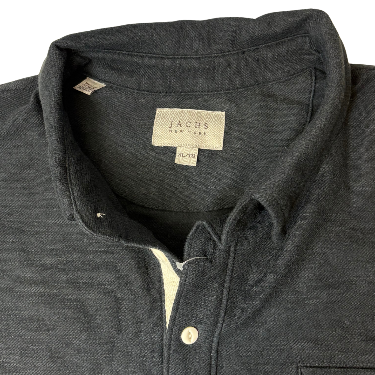 Men’s Black Short Sleeve T-Shirt Cotton Stretch Size XL