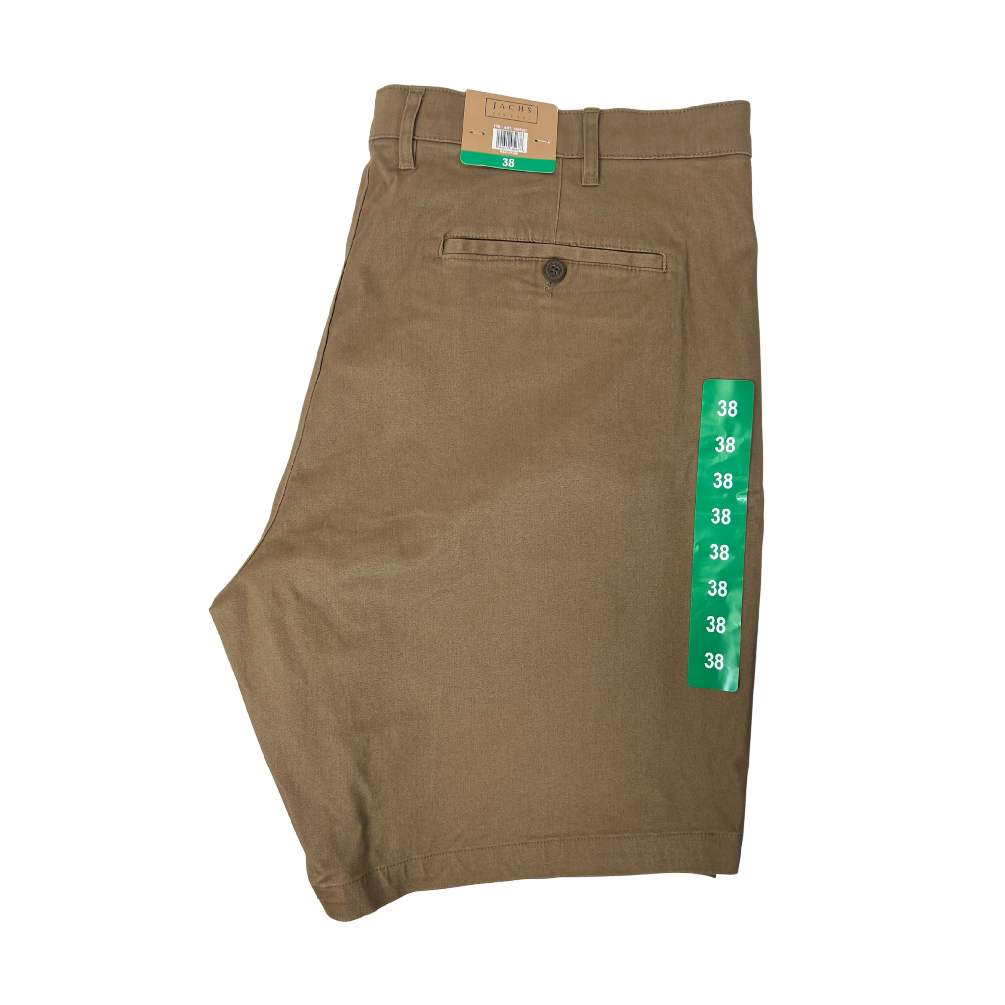 Men’s Khaki Shorts – Size 38 – Cotton Stretch Blend