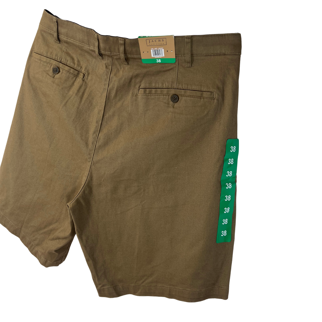 Men’s Khaki Shorts – Size 38 – Cotton Stretch Blend