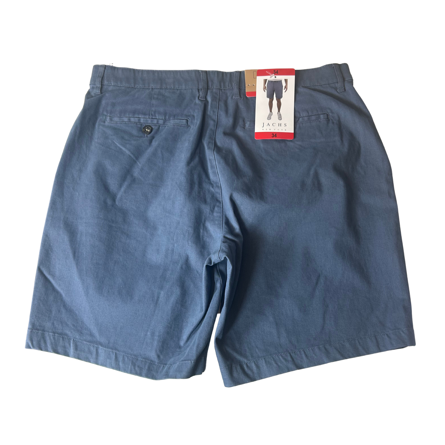 Men’s Performance Stretch Shorts – Blue – Size 34 – Golf & Casual Wear