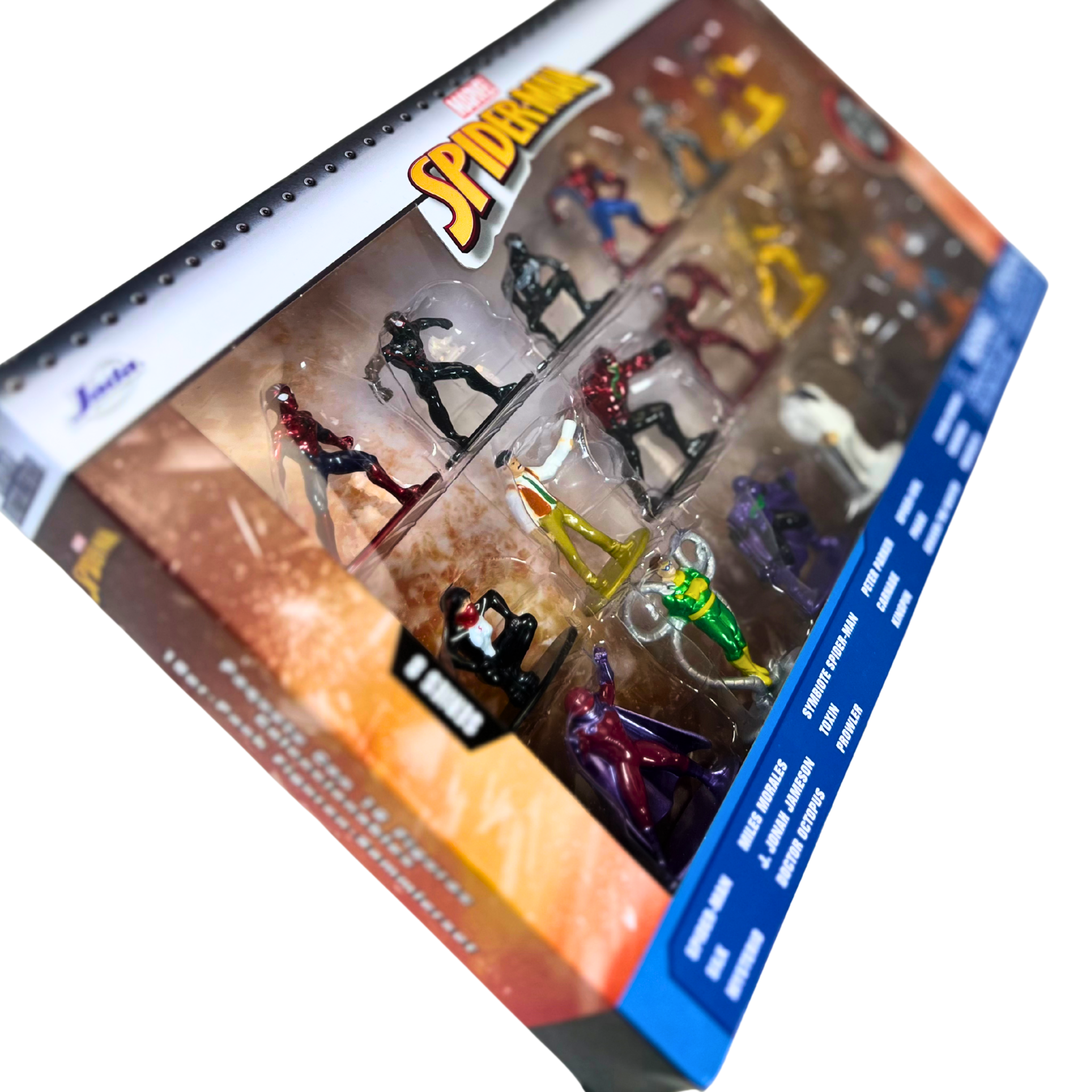 Jada Toys Marvel Spider-Man Series 8 18-Pack Die-Cast Figures Nano MetalFigs