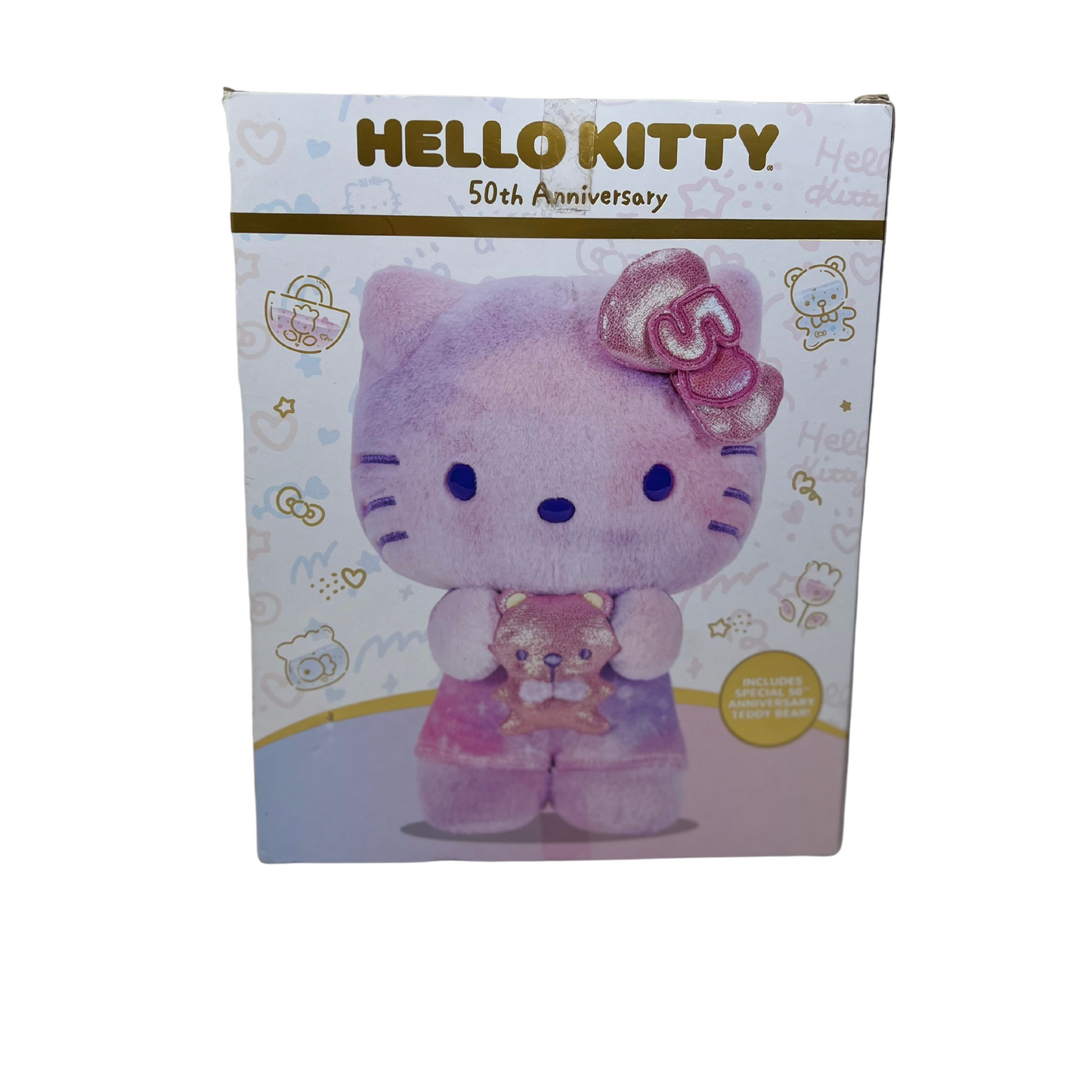 Hello Kitty 50th Anniversary 8-Inch Plush with Tiny Chum