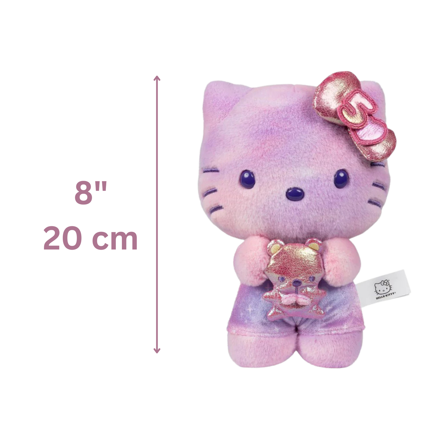 Hello Kitty 50th Anniversary 8-Inch Plush with Tiny Chum