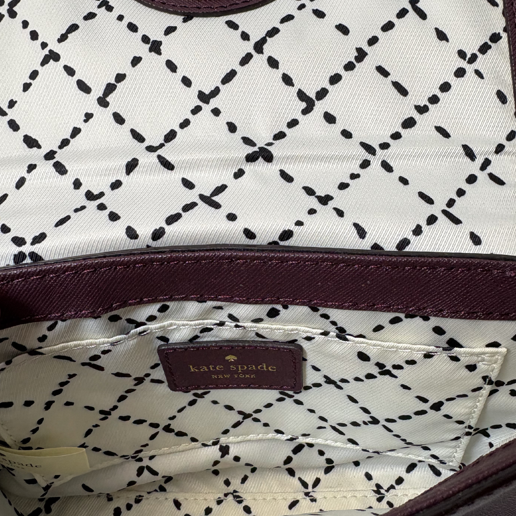 Newbury Lane Sally Small Crossbody Bag – Plum Shoulder Purse