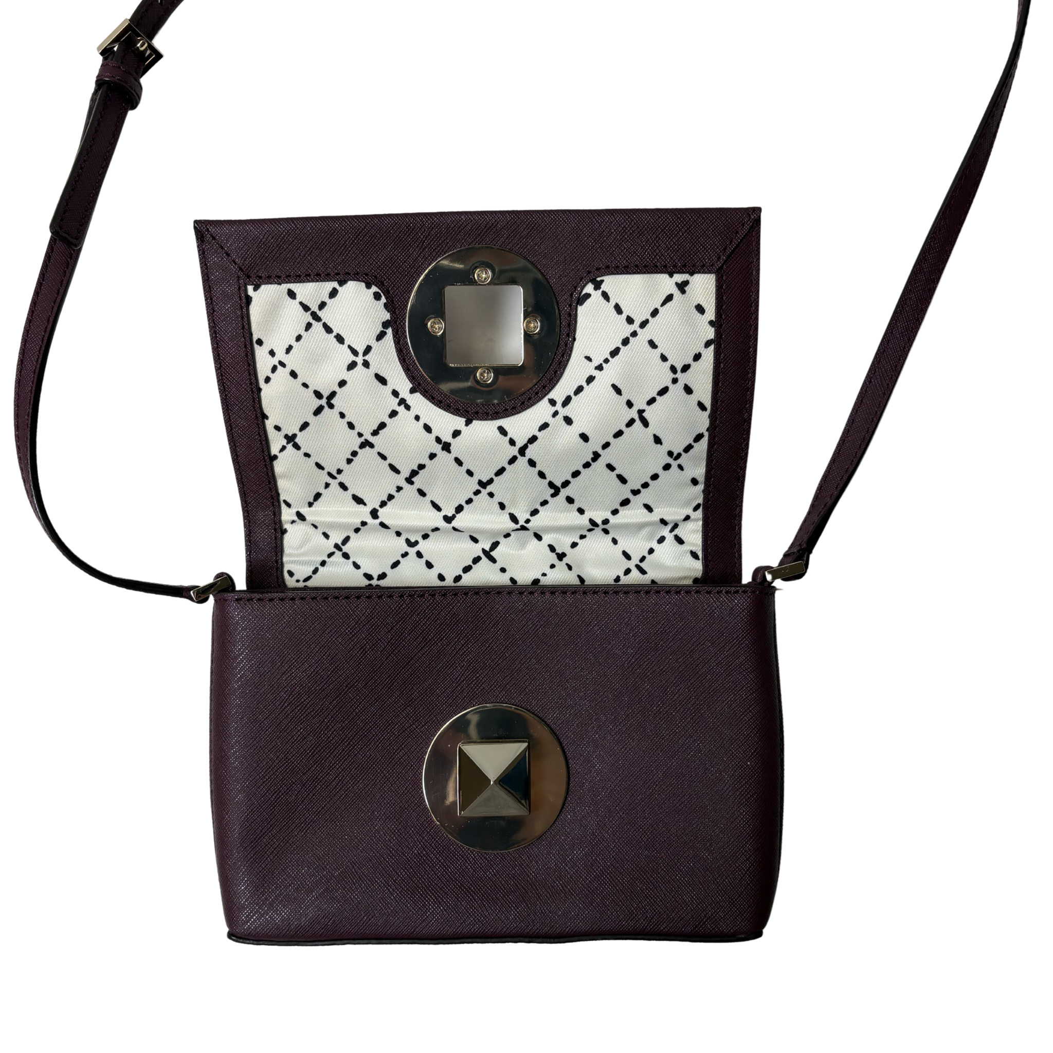 Newbury Lane Sally Small Crossbody Bag – Plum Shoulder Purse