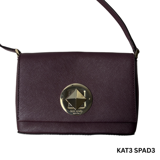 Newbury Lane Sally Small Crossbody Bag – Plum Shoulder Purse
