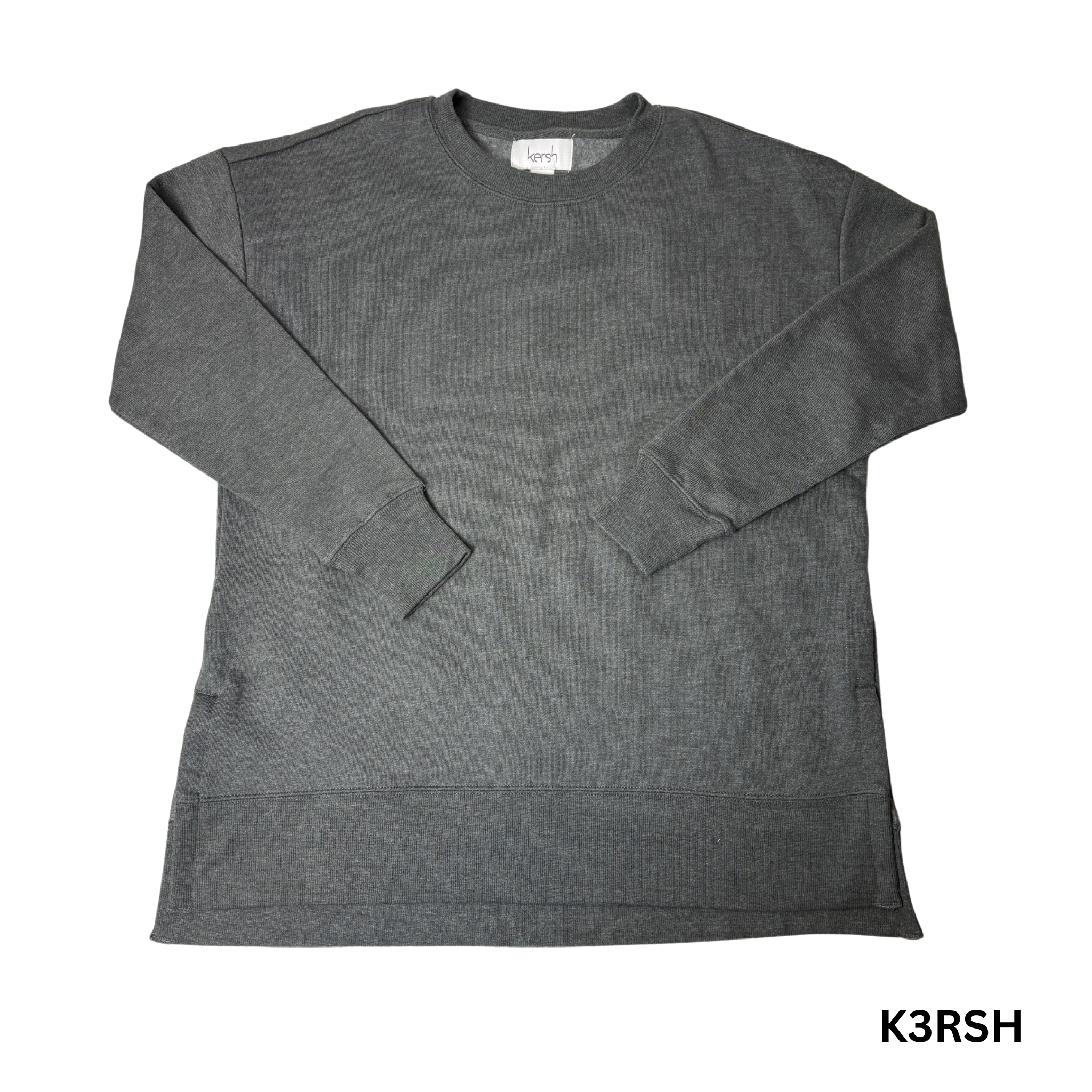 Women’s Gray Sweatshirt – Size S – Cotton Blend