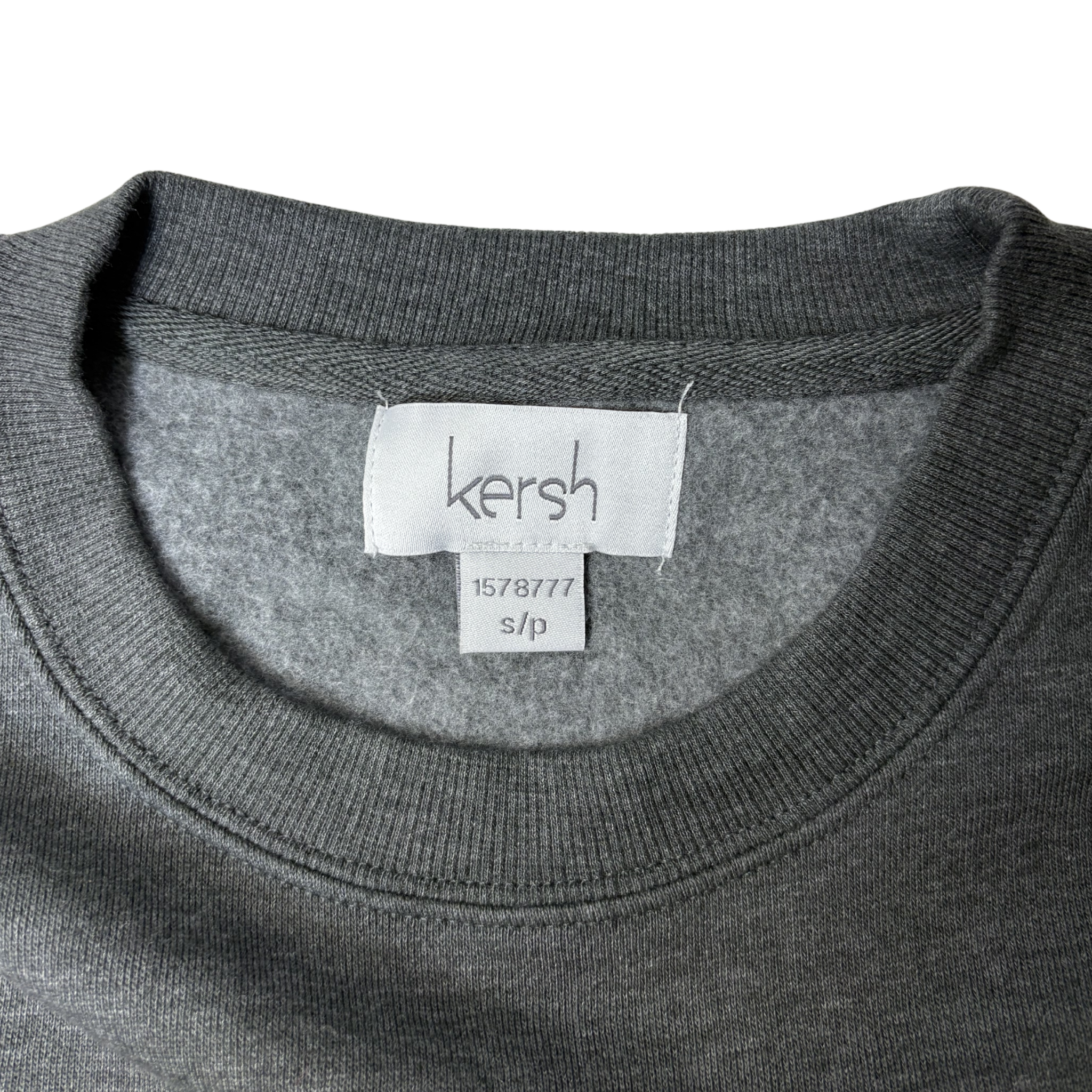 Women’s Gray Sweatshirt – Size S – Cotton Blend