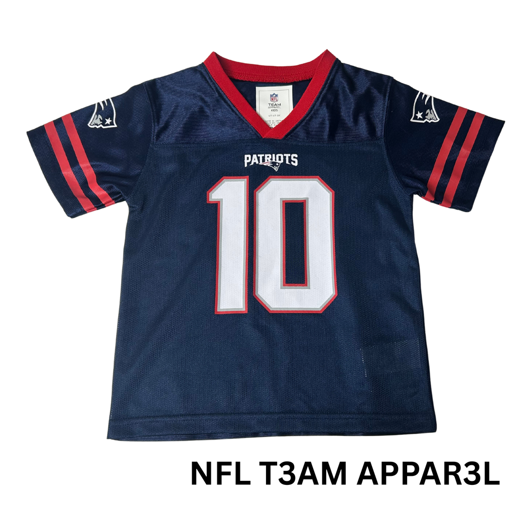 Kid's NFL Team Apparel Mac Jones Shirt – New England Patriots – Toddler Size 4T
