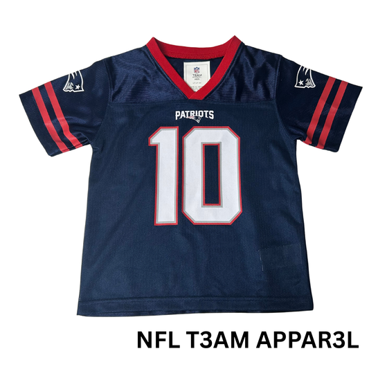 Kid's NFL Team Apparel Mac Jones Shirt – New England Patriots – Toddler Size 4T