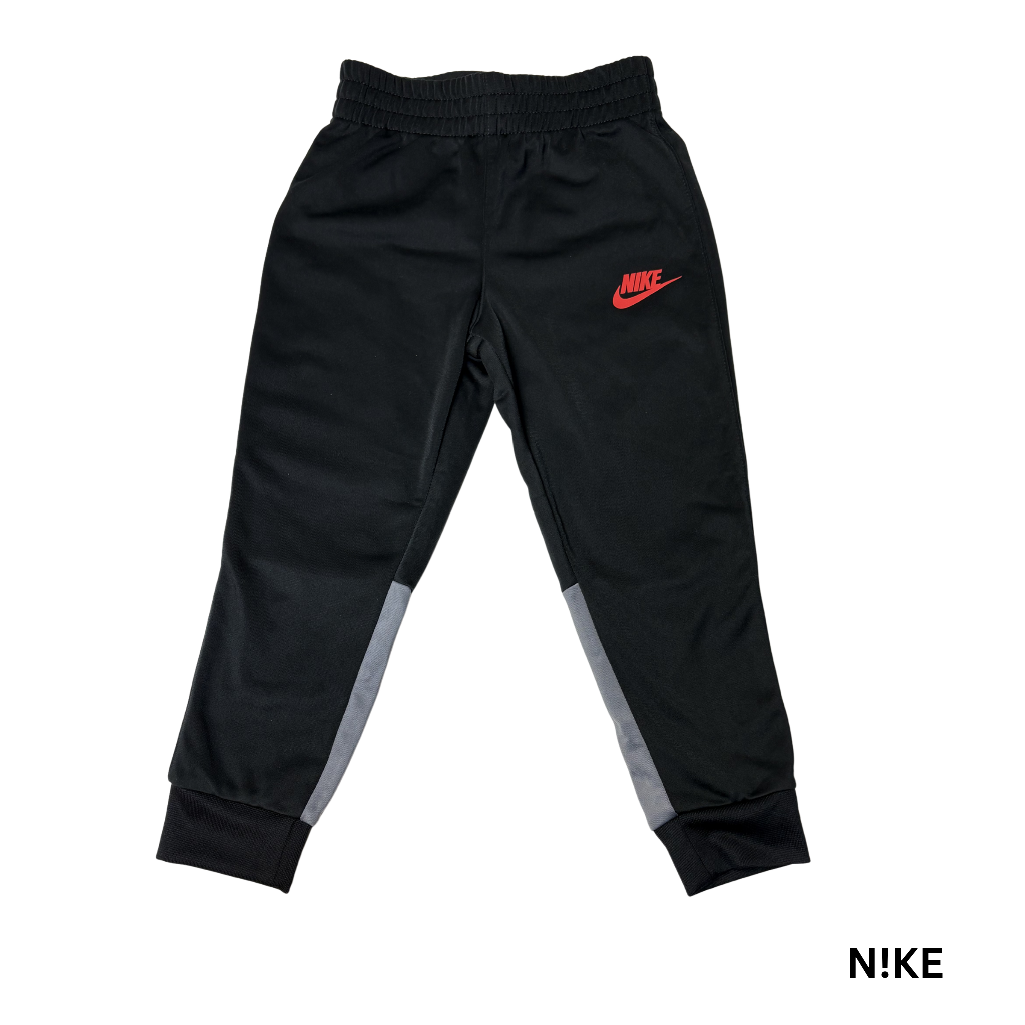 Kids Black Joggers with Grey Detail – Size 3-4 Years (4T)