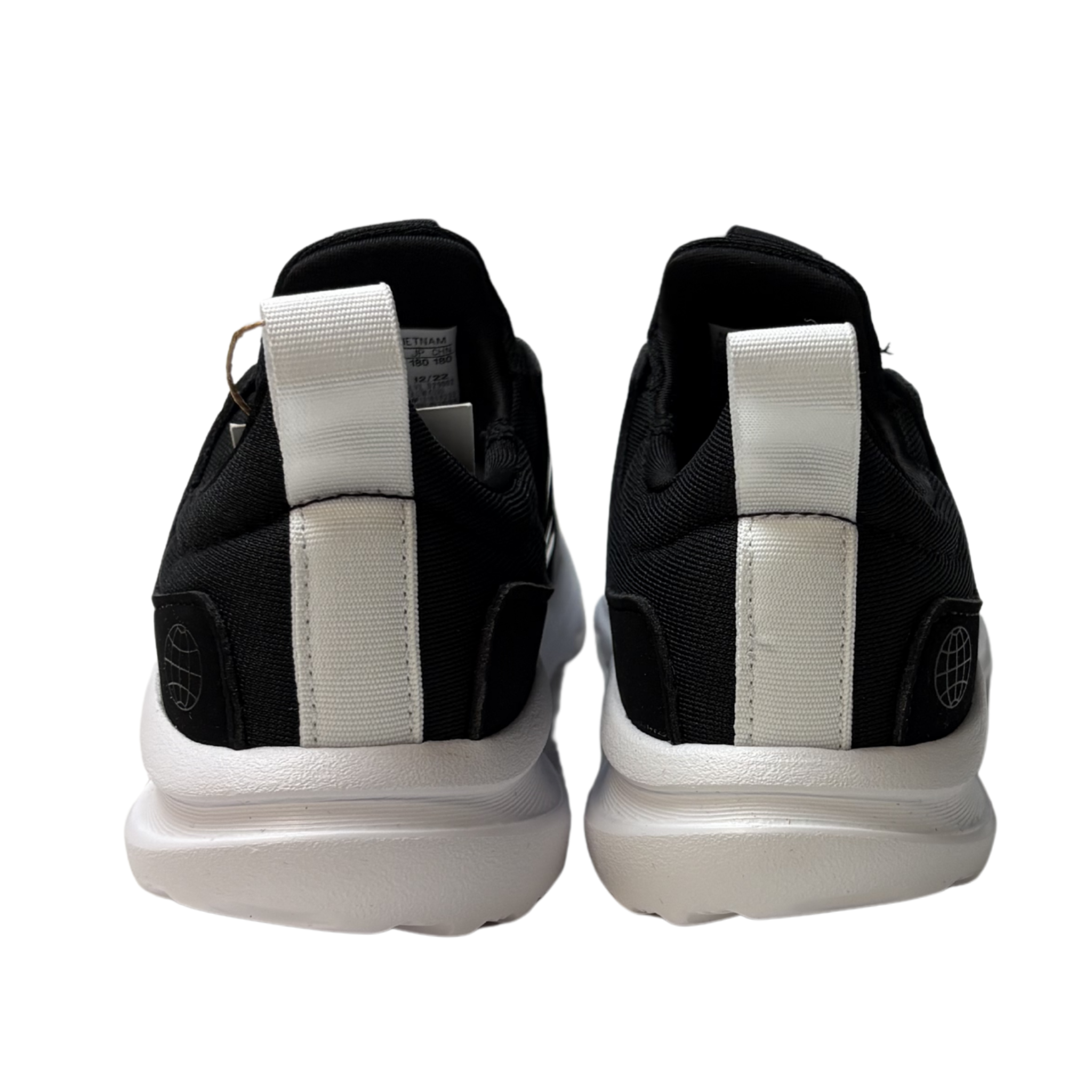 Kids Black & White Running Shoes – Size 12K