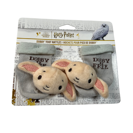 Baby Rattle Socks with Plush Character – Soft Infant Foot Rattles for Sensory Play (Newborn to 6 Months)