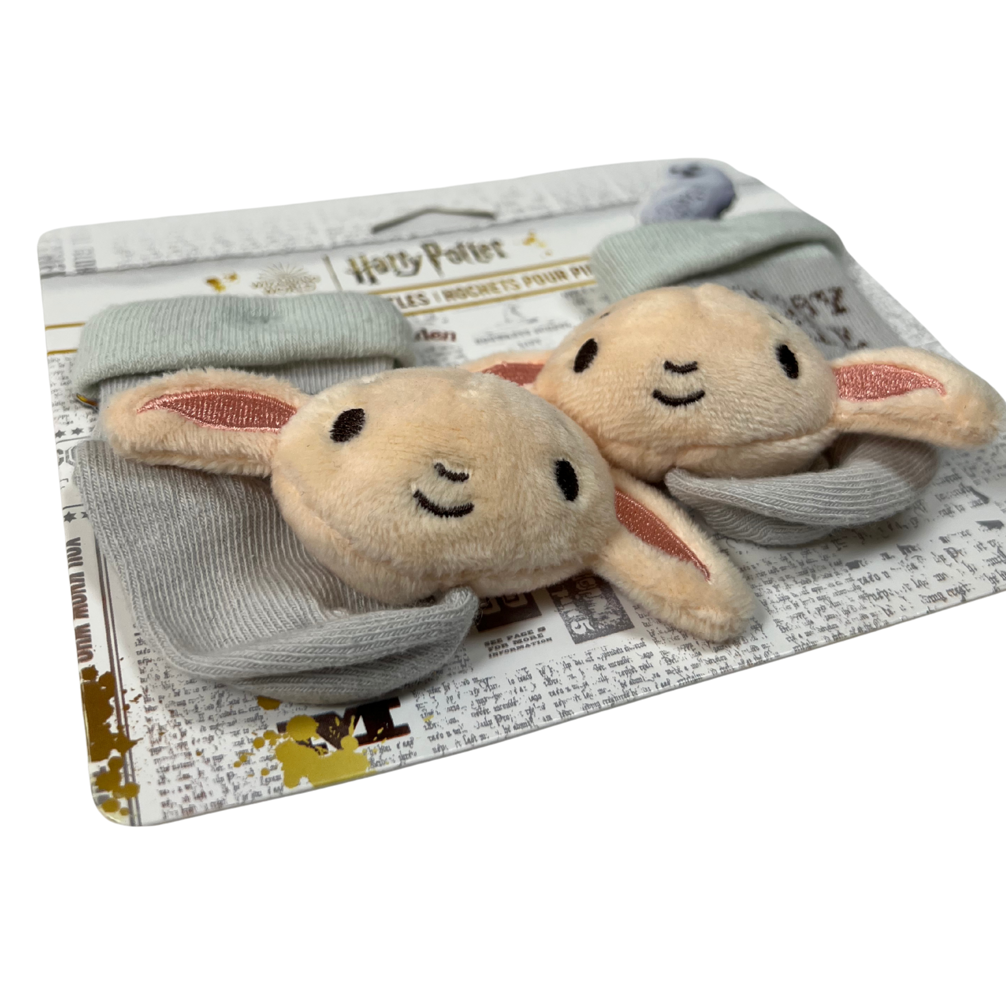 Baby Rattle Socks with Plush Character – 0-6 MO