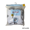 Kids 10-Pack White Ankle Socks – Size S