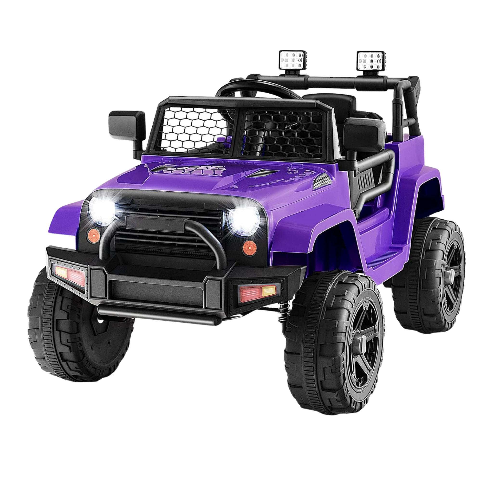 Kids 12V Ride On Truck Car Electric Vehicle Remote w/ Music & Light Purple