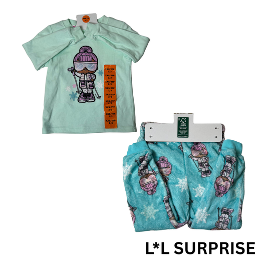 LOL Surprise 2-Piece Pajama Set – Long Sleeve Shirt & Pants – Size XXS (2/3)