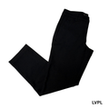 LVPL Women's Black Mid-Rise Soft Knit Pants - 4/27